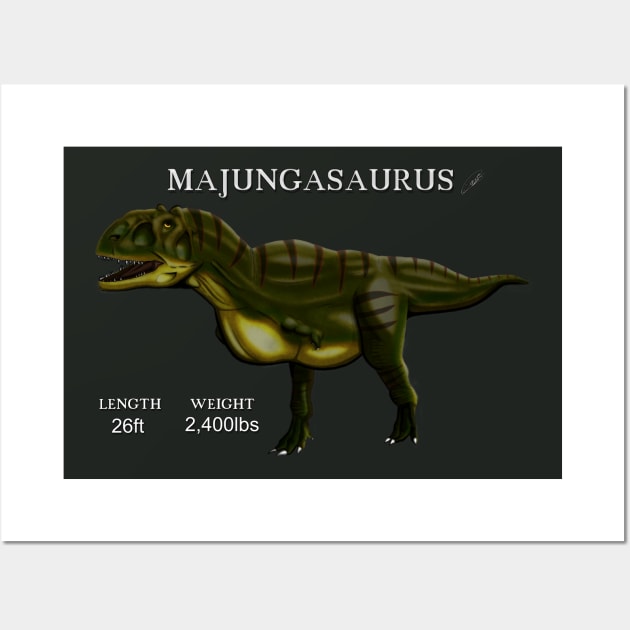 Majungasaurus Wall Art by EAMeza18